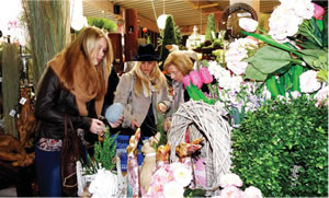 Frühlings- und Osterausstellung bei Blumen Mallmann in Mendig